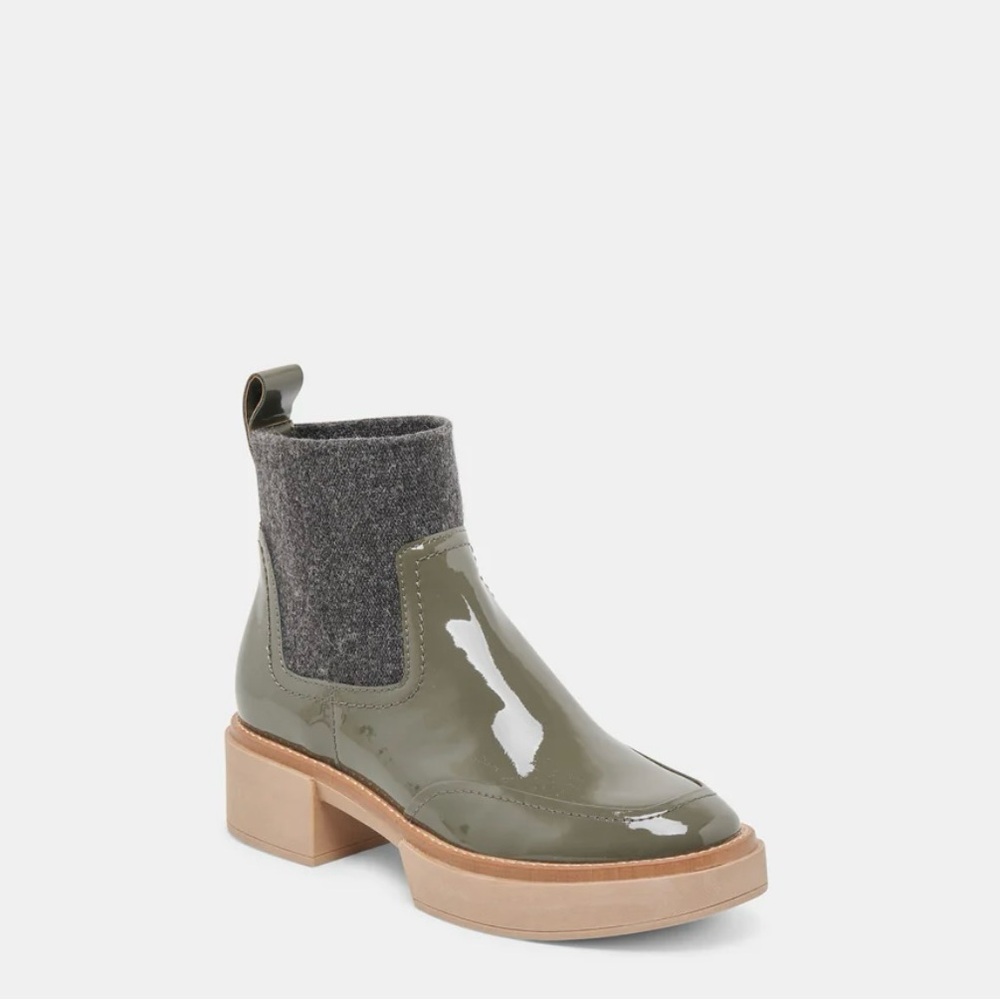 Dolce Vita Saline H20 booties, Olive green, size 8 - NWT - still in box.